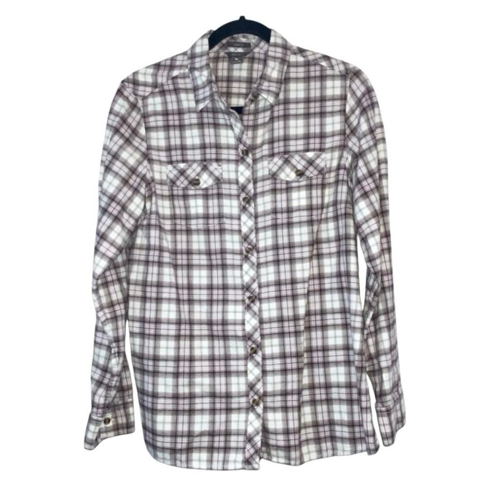 Eddie Bauer‎ Plaid Flannel Button Down Shirt Classic Fit Medium